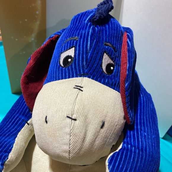 Vintage Disney Store Corduroy Eeyore Plush - Picture 6 of 7